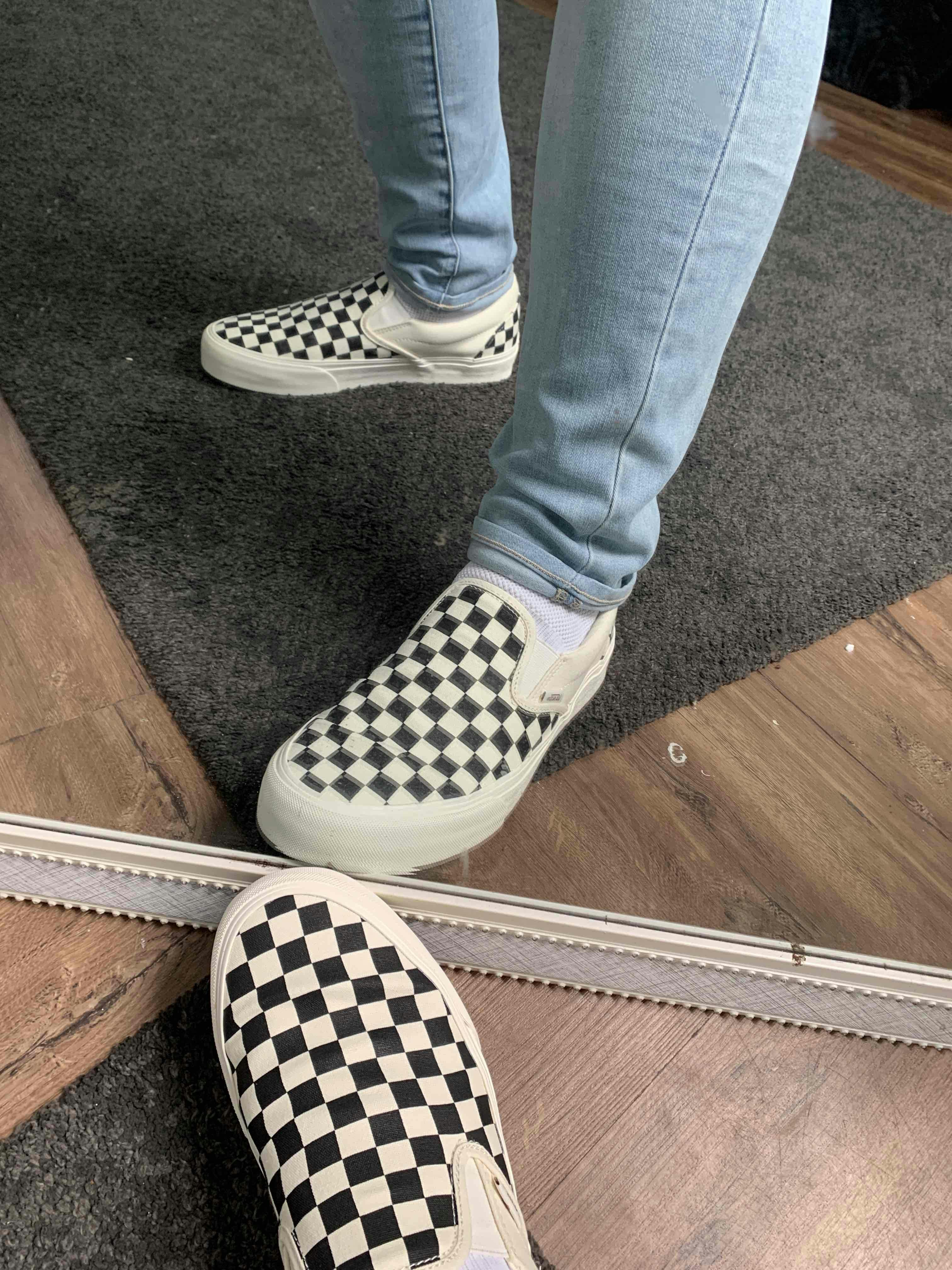 Vans Slip-On VR3 'Black Marshmallow Checkerboard' VN0007NC1KP