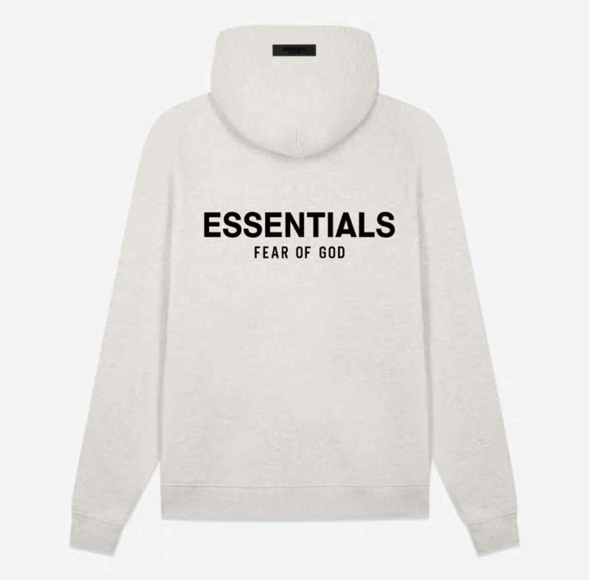 Fear of God Essentials Hoodie (SS22) Light Oatmeal