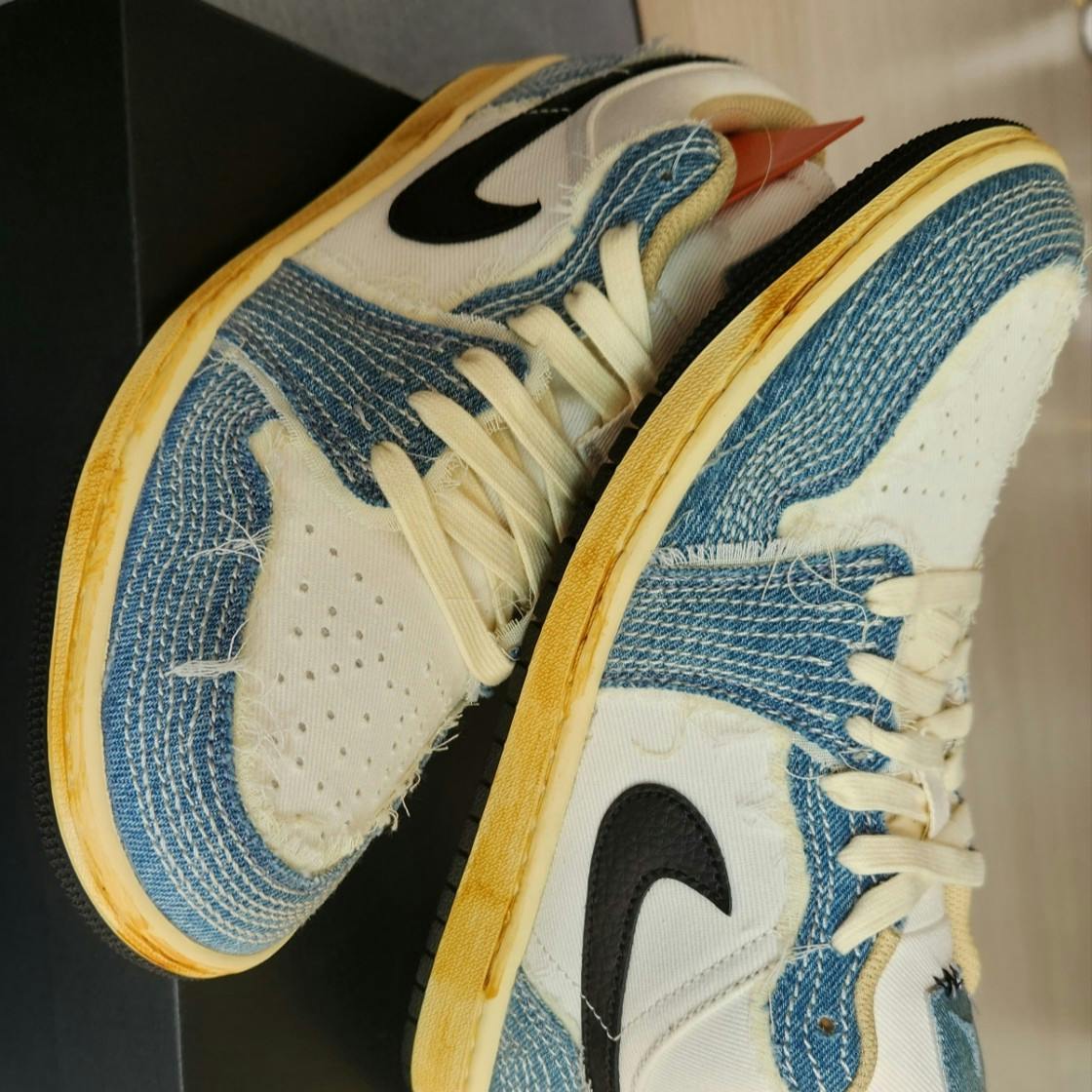 Air Jordan 1 Low 'Sashiko Denim' FN7670-493