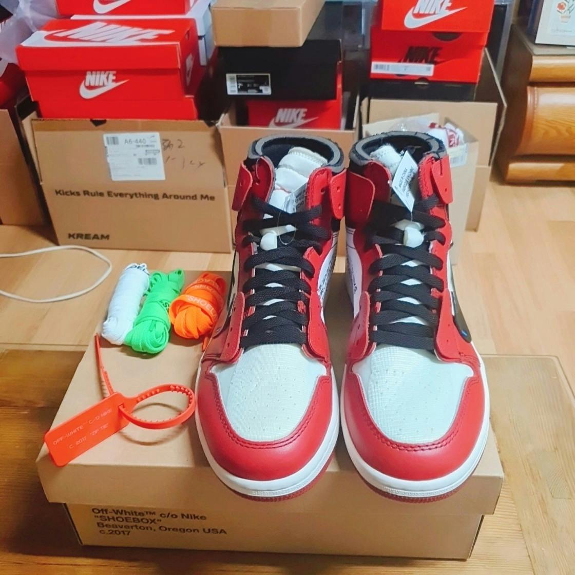 Air jordan 1 high sales og x off white chicago