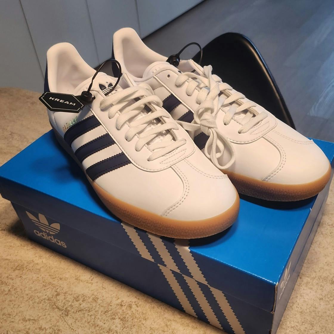 adidas Gazelle Footwear White Navy Gum IG3507