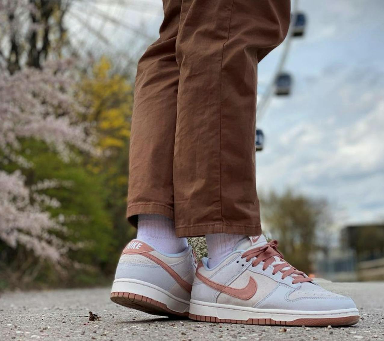 Nike Dunk Low Fossil Rose (※箱無し)