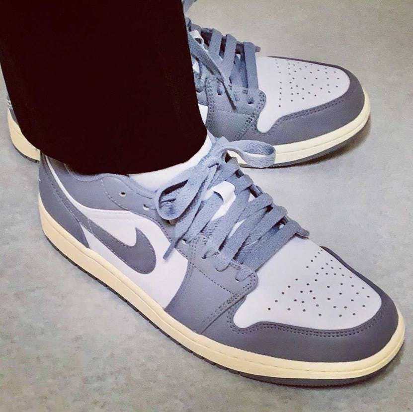 Air Jordan 1 Low 'Vintage Grey' 553558-053