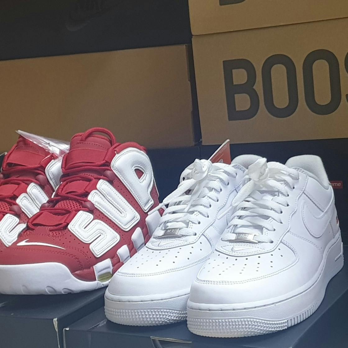 Supreme x Nike Air More Uptempo 'Red' 902290-600 - 902290-600 ...