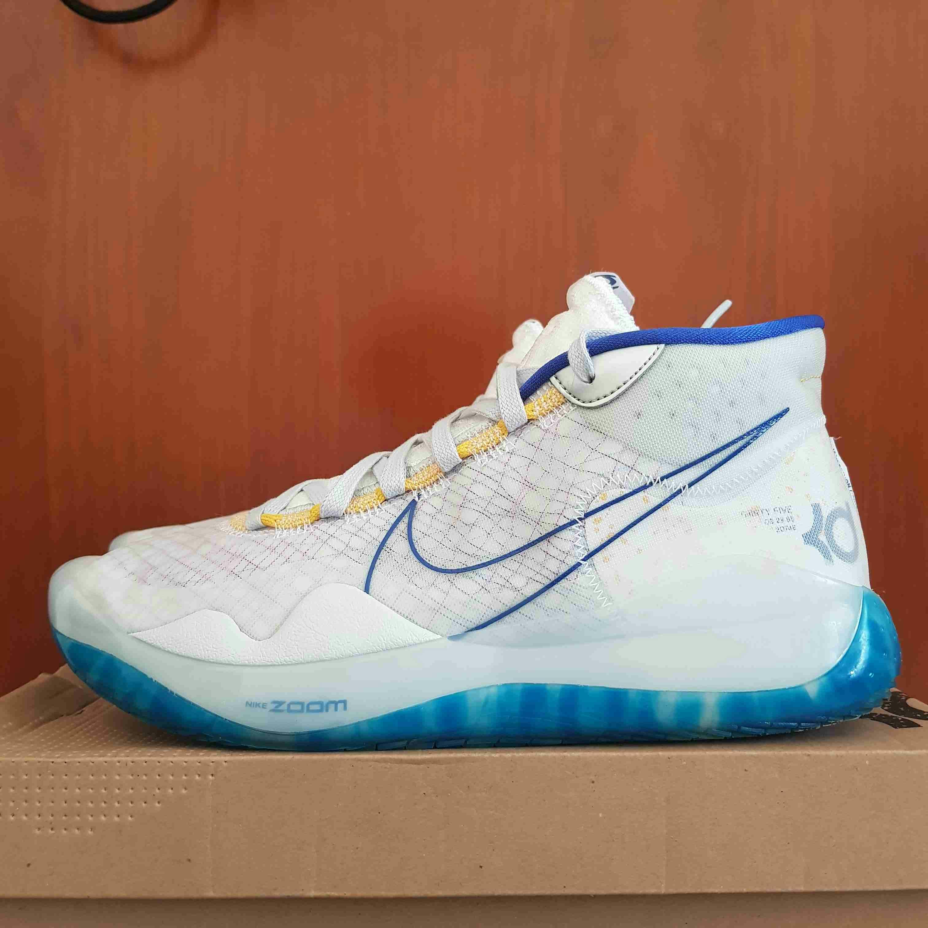 Nike KD 12 Warriors Home AR4229-100/AR4230-100 Nike KD 12 Warriors Home AR4229-100/AR4230-100