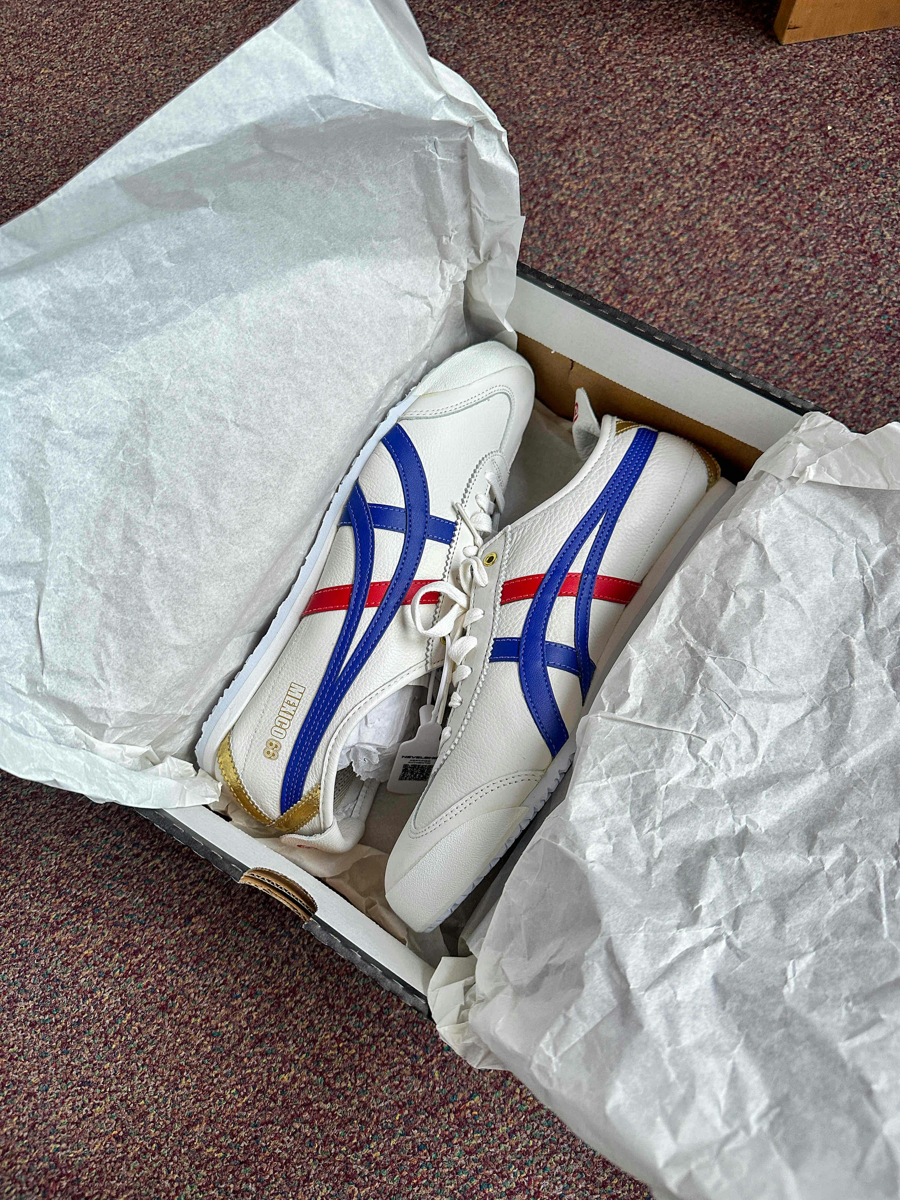 Onitsuka Tiger Mexico 66 'Blue Red Metallic Gold' D507L-0152
