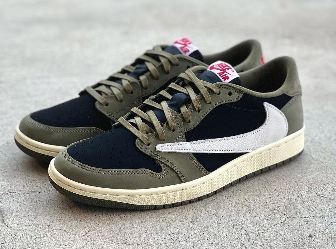 Travis Scott x Air Jordan 1 Low OG SP 'Black Olive' DM7866-002