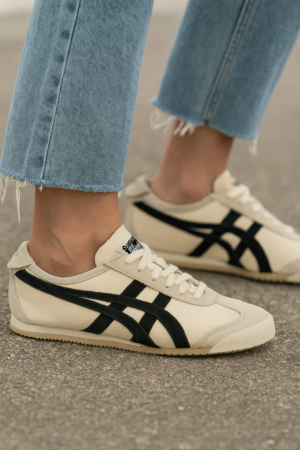 Onitsuka Tiger Mexico 66 Vintage 'Birch Black' 1183B391-200
