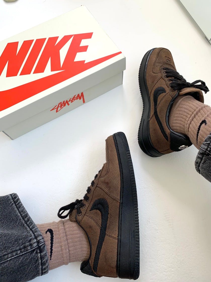 Stüssy x Nike Air Force 1 Low 'Triple Black' CZ9084-001