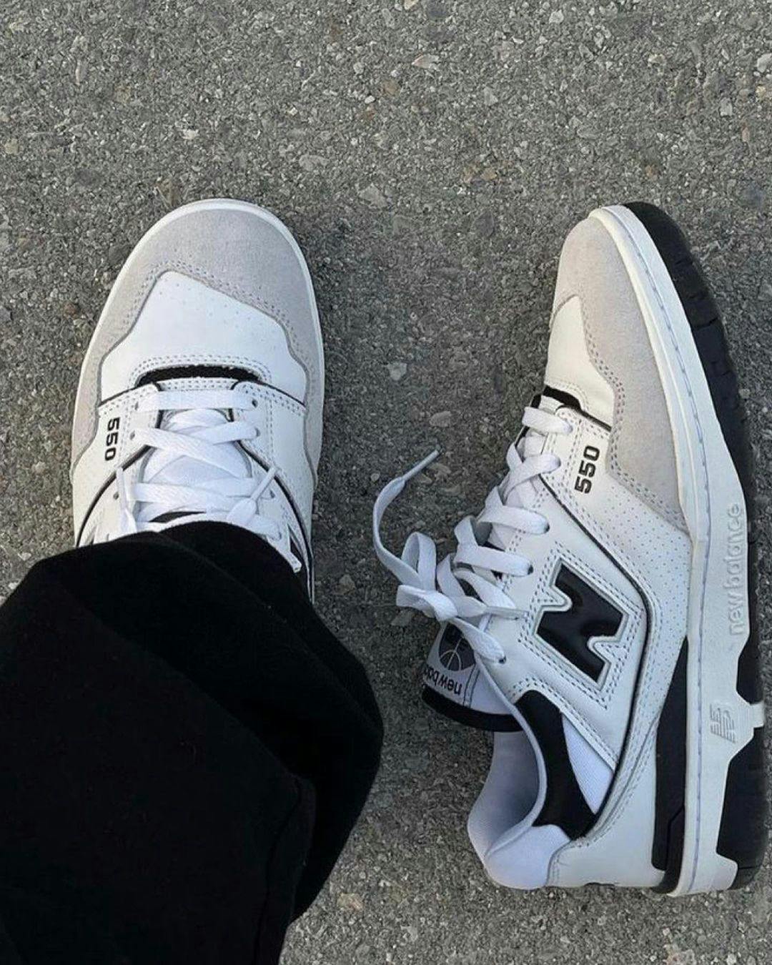 New Balance 550 'White Black' BB550LM1