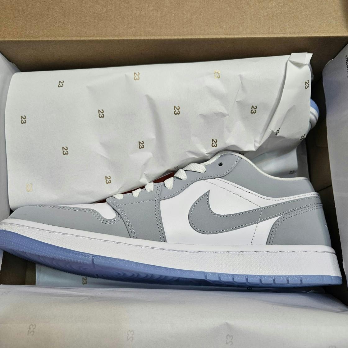 gigiwiththatbeat air jordan 1 low white wolf grey