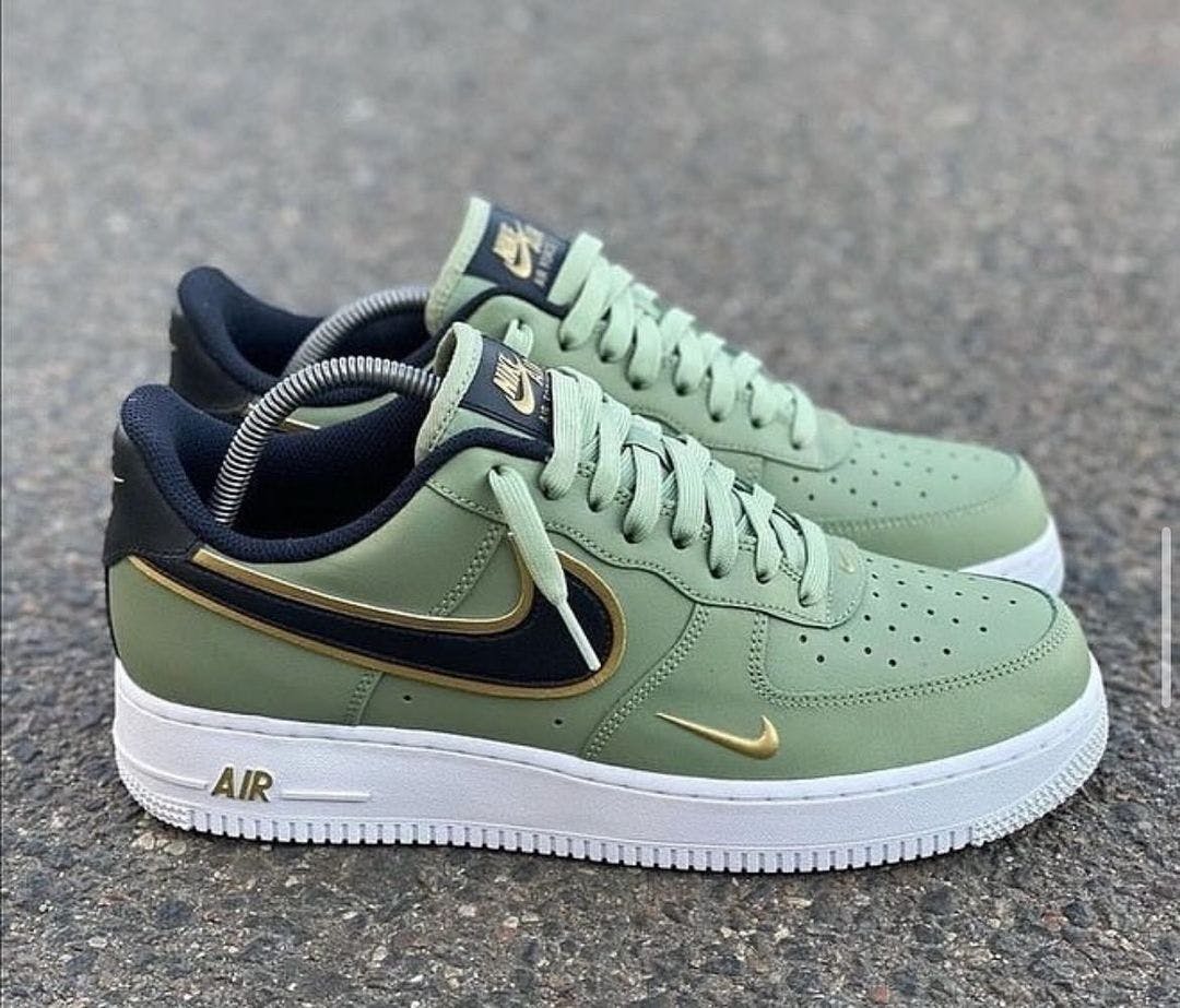 Nike Air Force 1 '07 LV8 'Metallic Swoosh Pack - Oil Green' DA8481-300