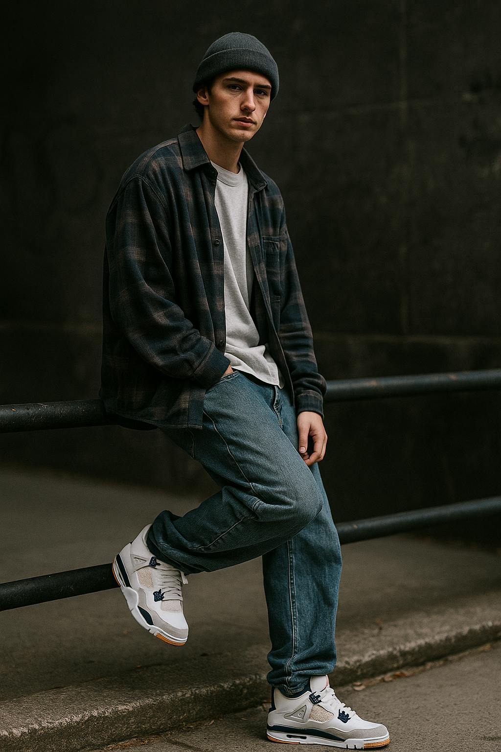 Nike SB x Air Jordan Air 4 Retro SP 'Navy' DR5415-100
