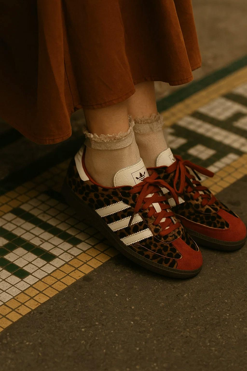 (Women) adidas Samba OG 'Leopard Pack - Preloved Red' JI2734