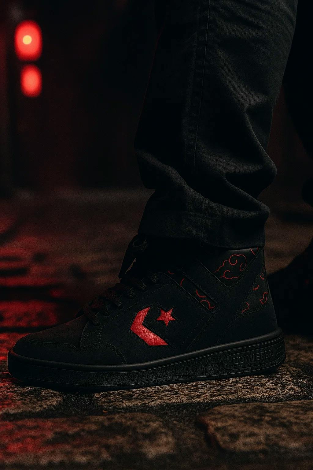 Naruto Shippuden x Converse Weapon Mid 'Itachi' A14835C