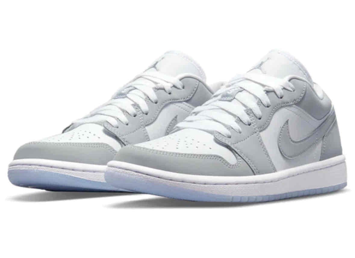 (Women) Air Jordan 1 Low 'White Wolf Grey' DC0774-105