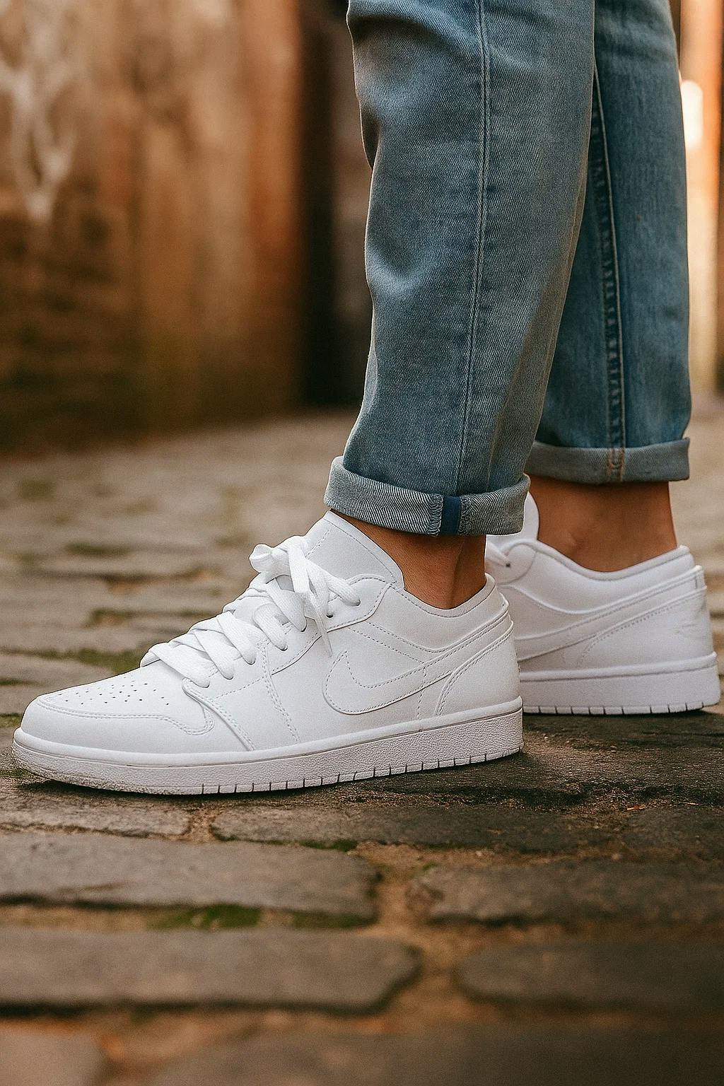 Air Jordan 1 Low 'Triple White' (2022) 553558-136