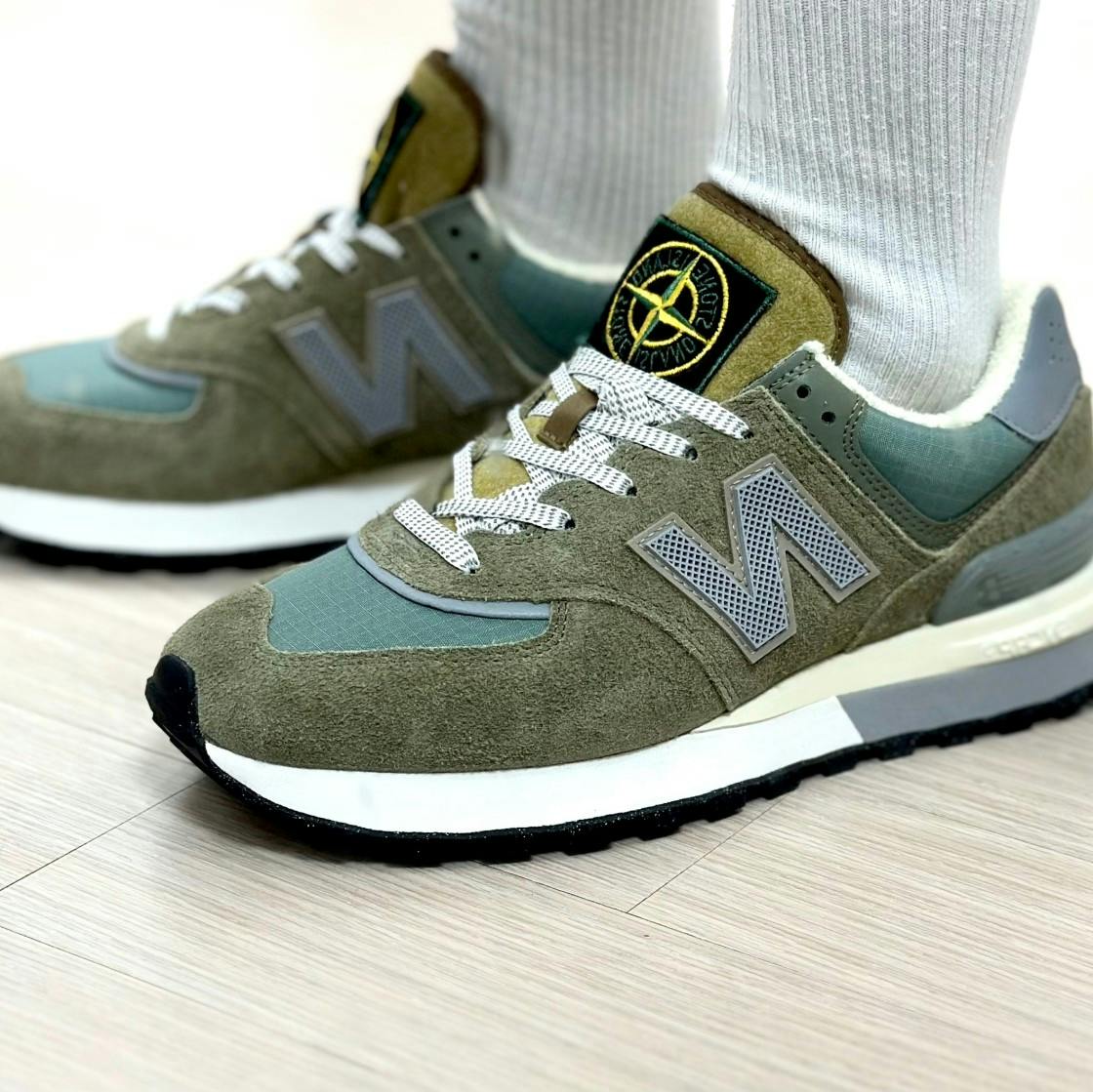 Stone Island x New Balance 574 Legacy 'Steel Blue' U574LGST