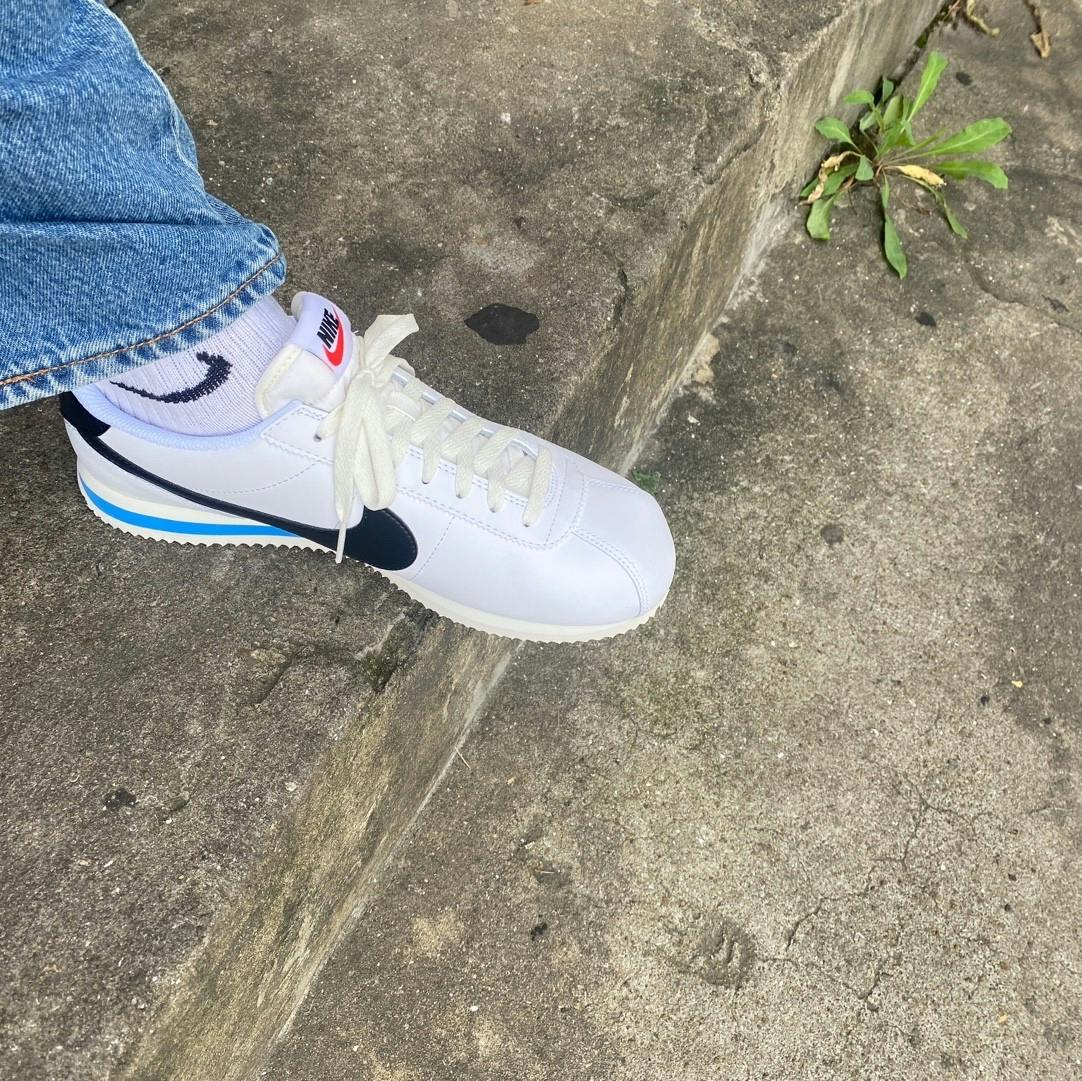 Nike Cortez White Black Blue DM4044 100 DM4044 100 Novelship