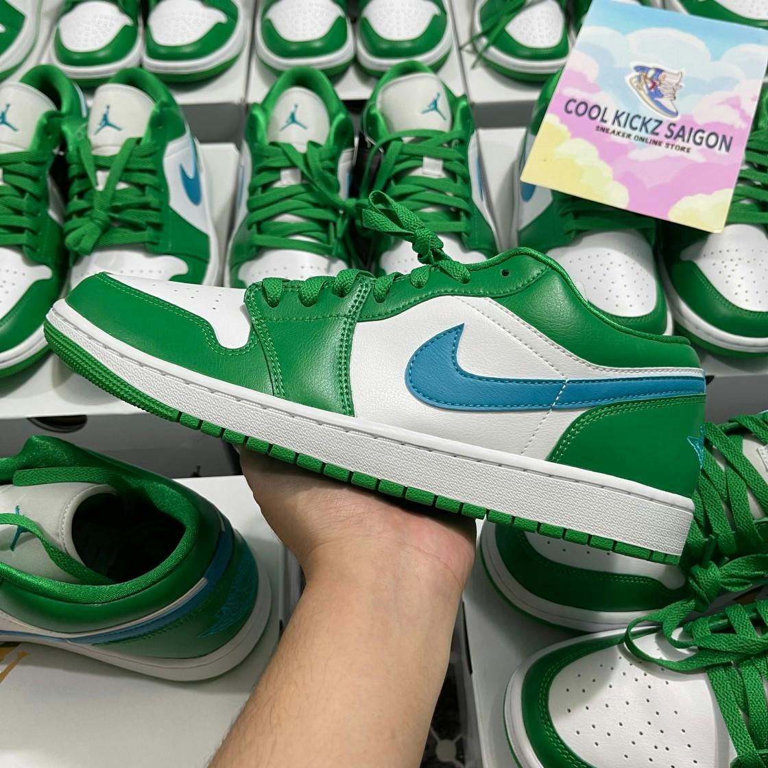 (Women) Air Jordan1 Low 'Lucky Green' DC0774-304