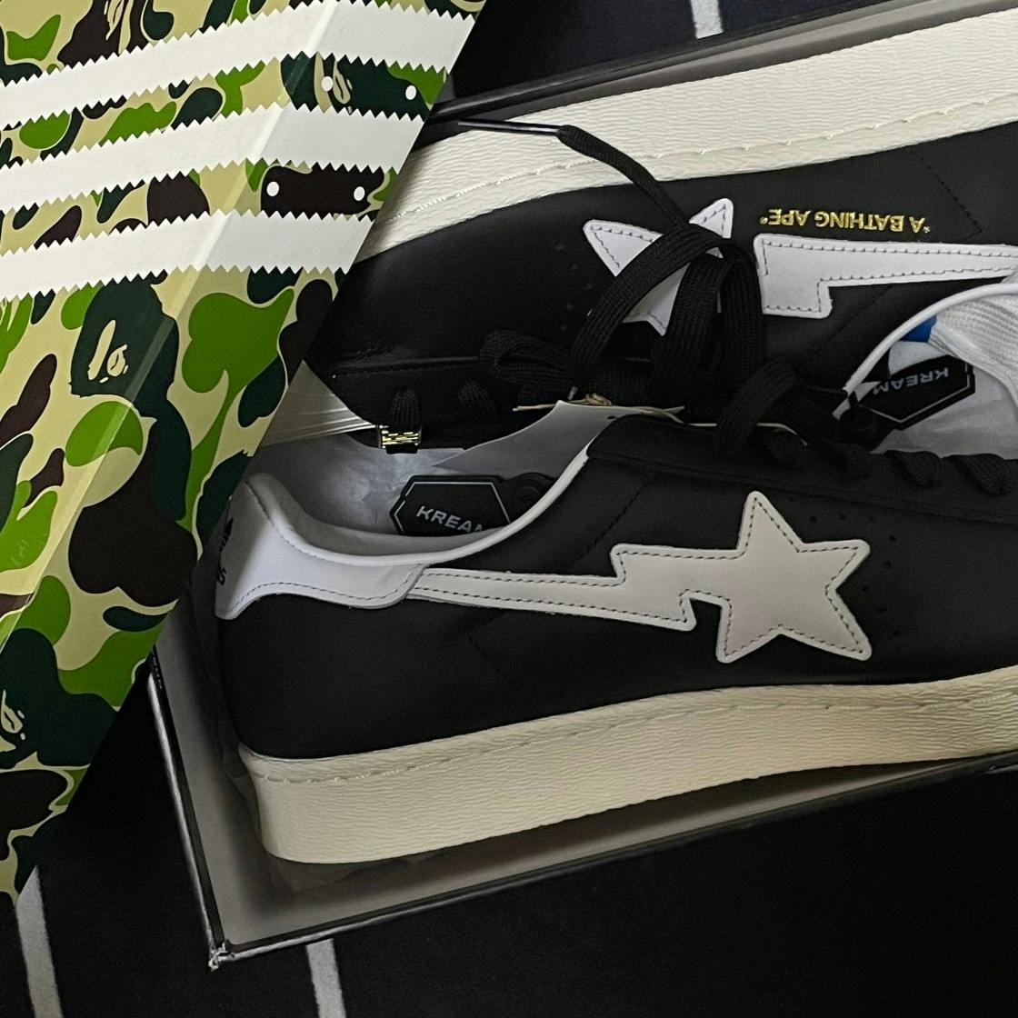 A Bathing Ape x adidas Superstar 'Black' IF2385