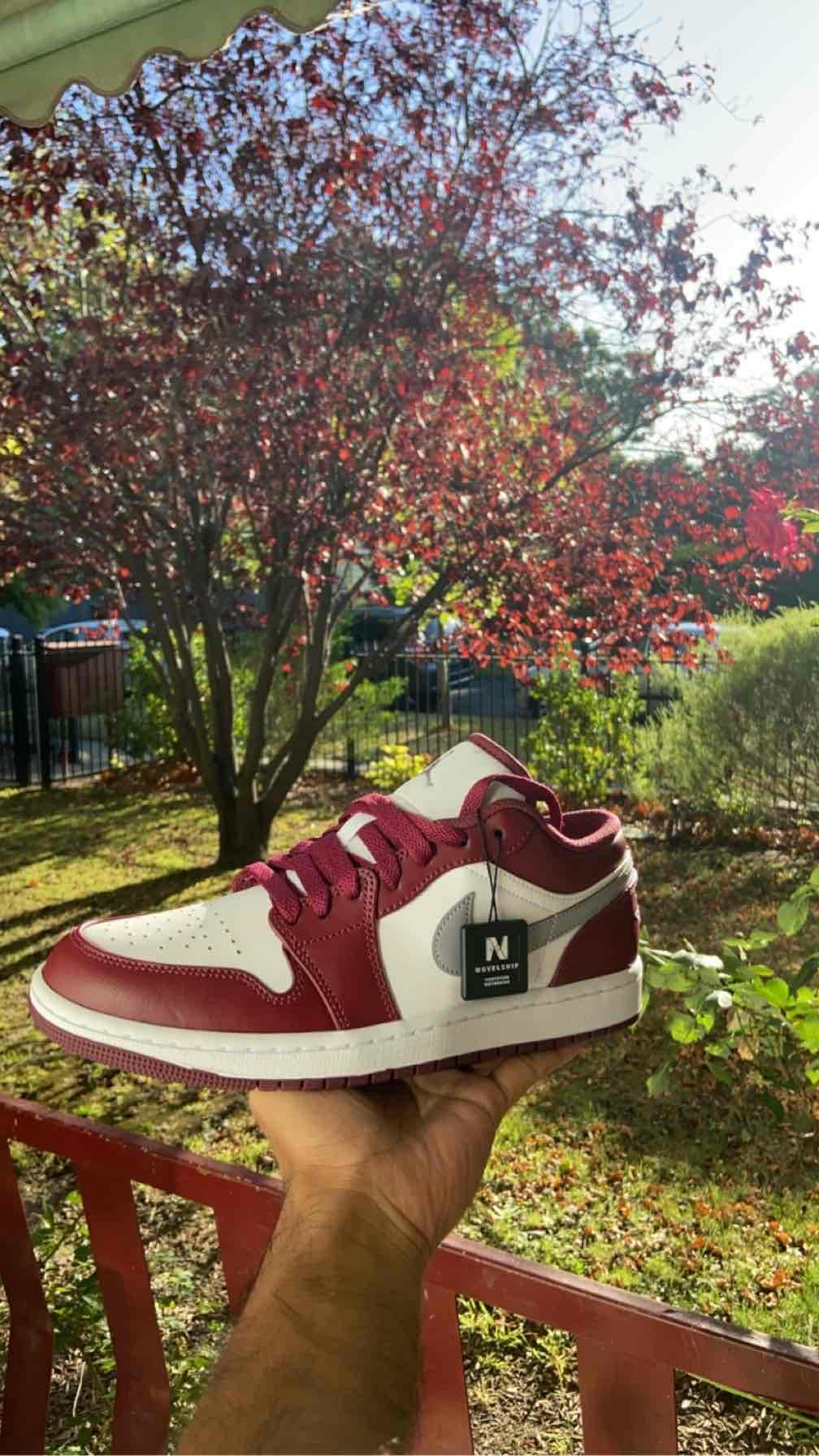 Air Jordan 1 Low 'Bordeaux' 553558-615