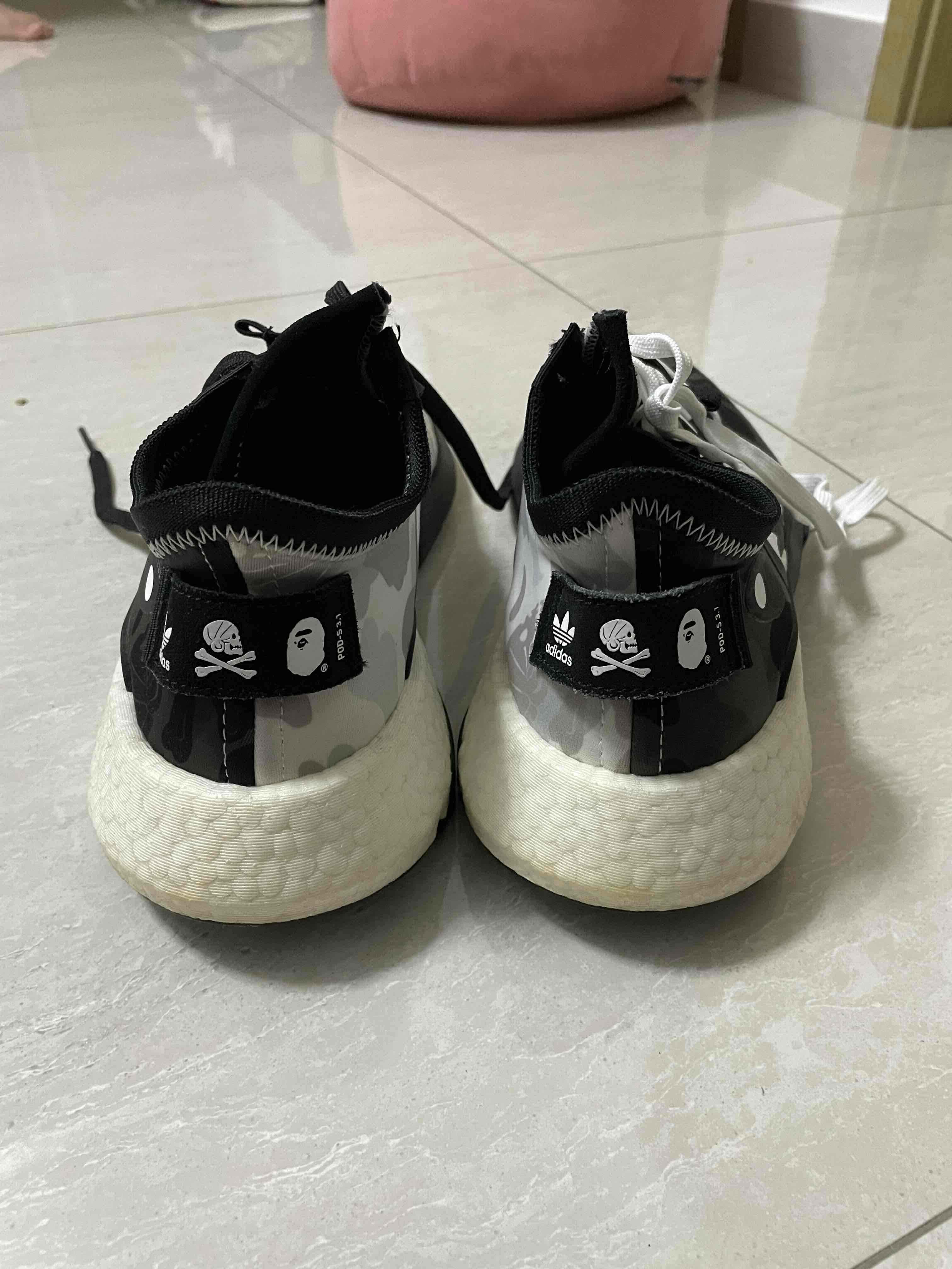 NEIGHBORHOOD x A Bathing Ape x adidas POD-S3.1 'Camo' EE9431