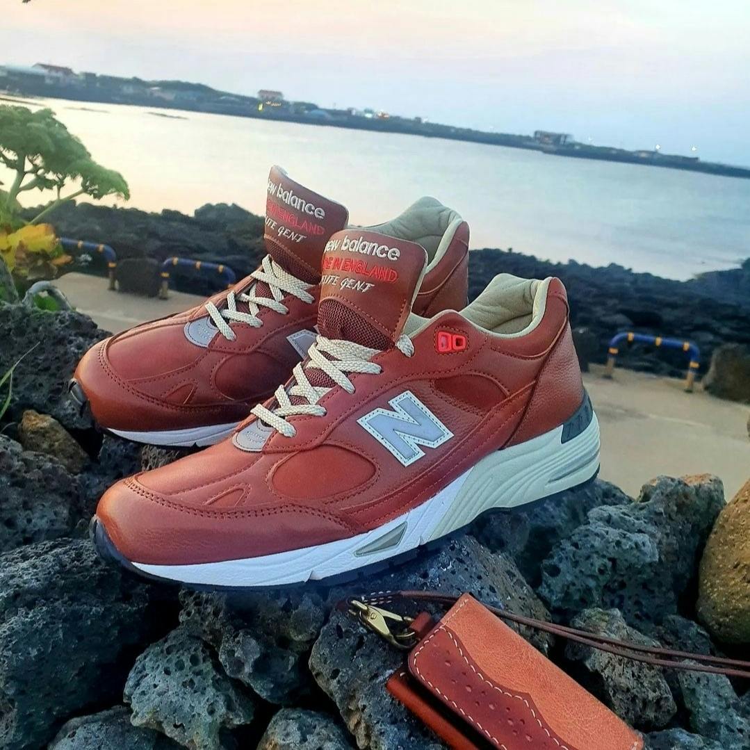 New Balance 991 Made in England 'Elite Gent Pack - Burnt Orange' M991GNB