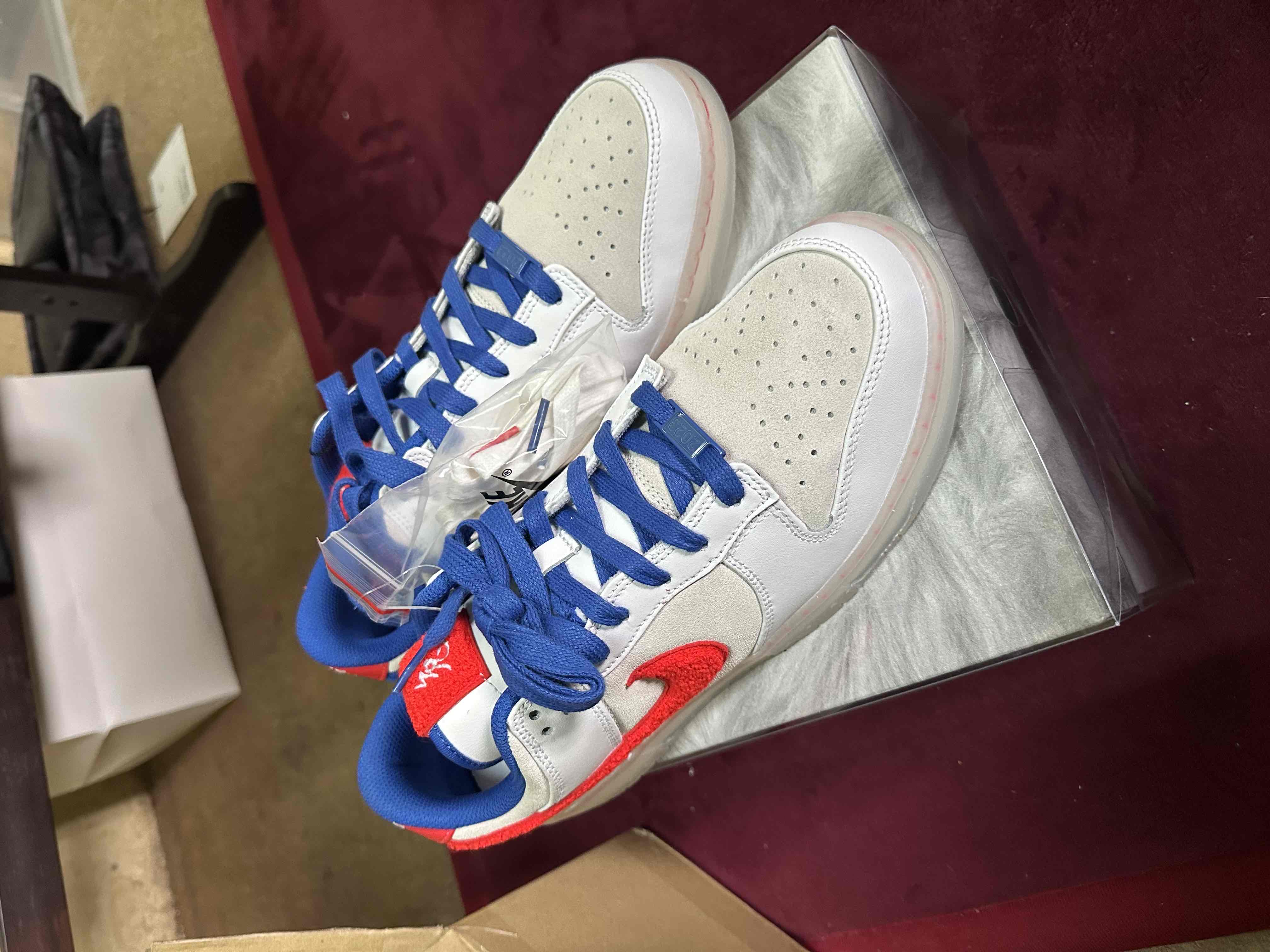 Nike Dunk Low Year of the Rabbit 'White/Crimson‑Varsity Royal