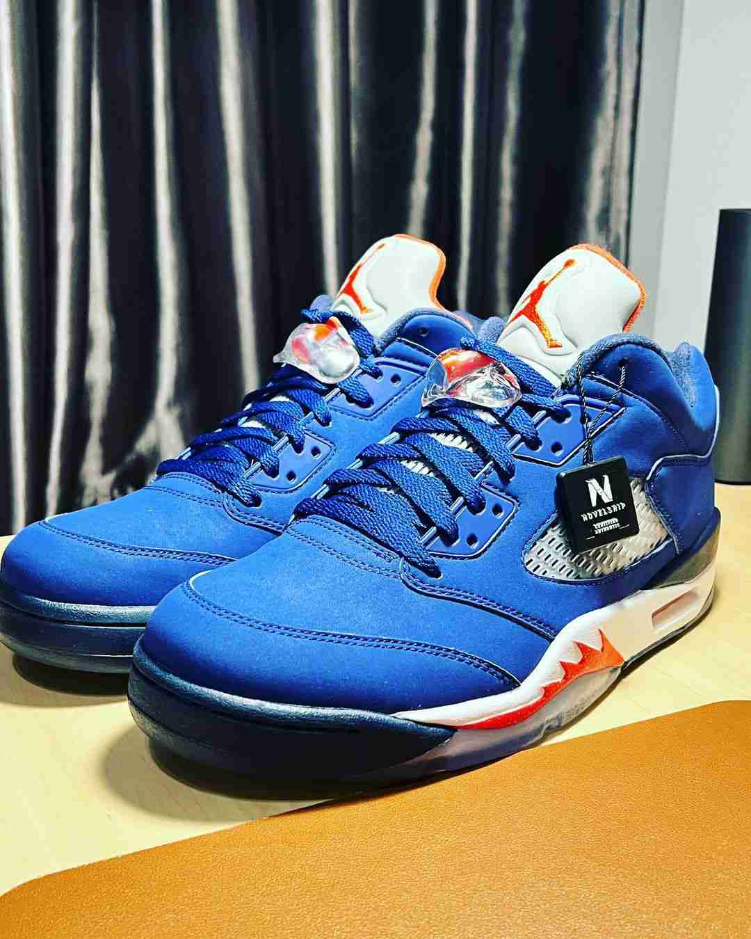 Air jordan 5 retro low knicks sale