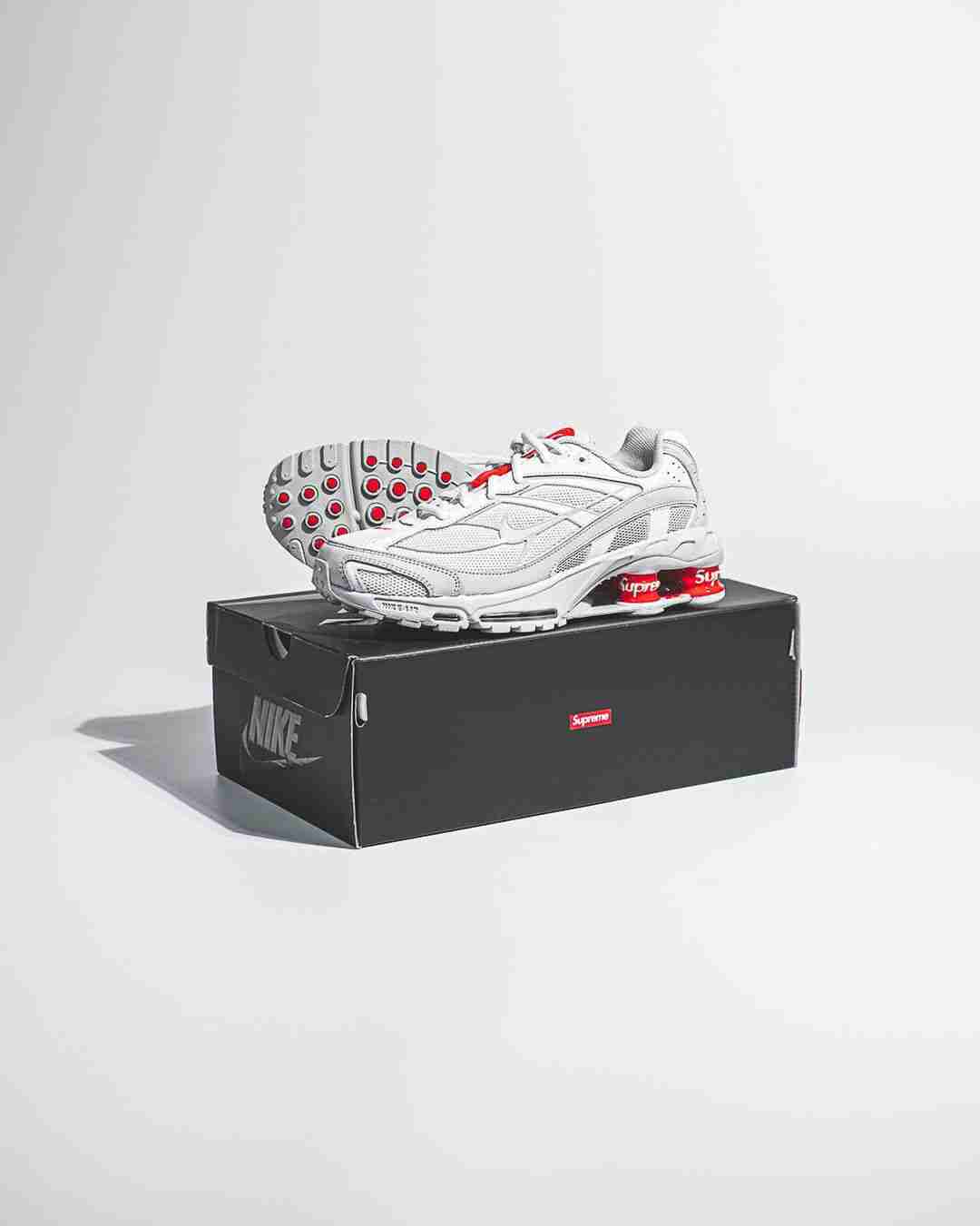 Supreme x Nike Shox Ride 2 'White Grey Fog' - DN1615-100 - Novelship