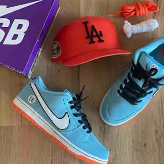 Nike SB Dunk Low Pro 'Gulf' BQ6817-401 Nike SB Dunk Low Pro 'Gulf' BQ6817-401