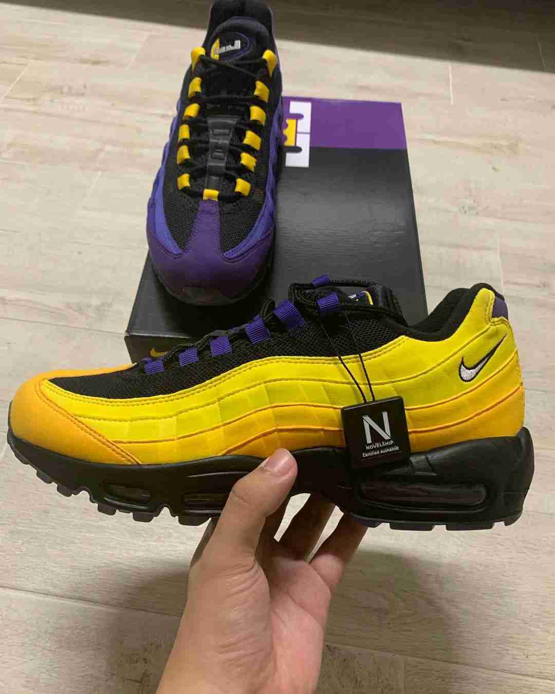 LeBron James x Nike Air Max 95 NRG 'Lakers' CZ3624‑001 - CZ3624 ...