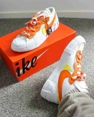 sacai x Nike Blazer Low 'Magma Orange' DD1877-100