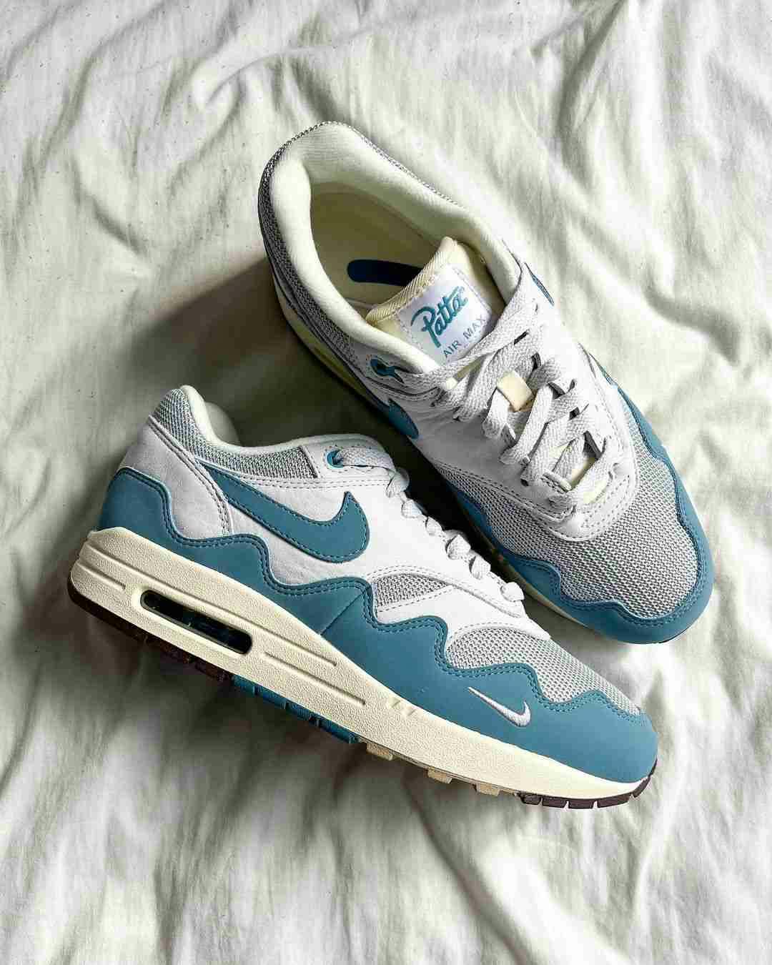 Patta x Nike Air Max 1 'Noise Aqua' (With Bracelet) DH1348-004-WB