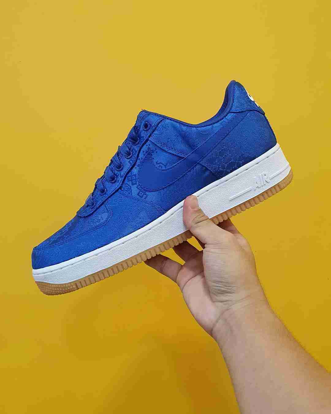 CLOT x Nike Air Force 1 PRM 'Royal Silk' [also worn by Edison Chen