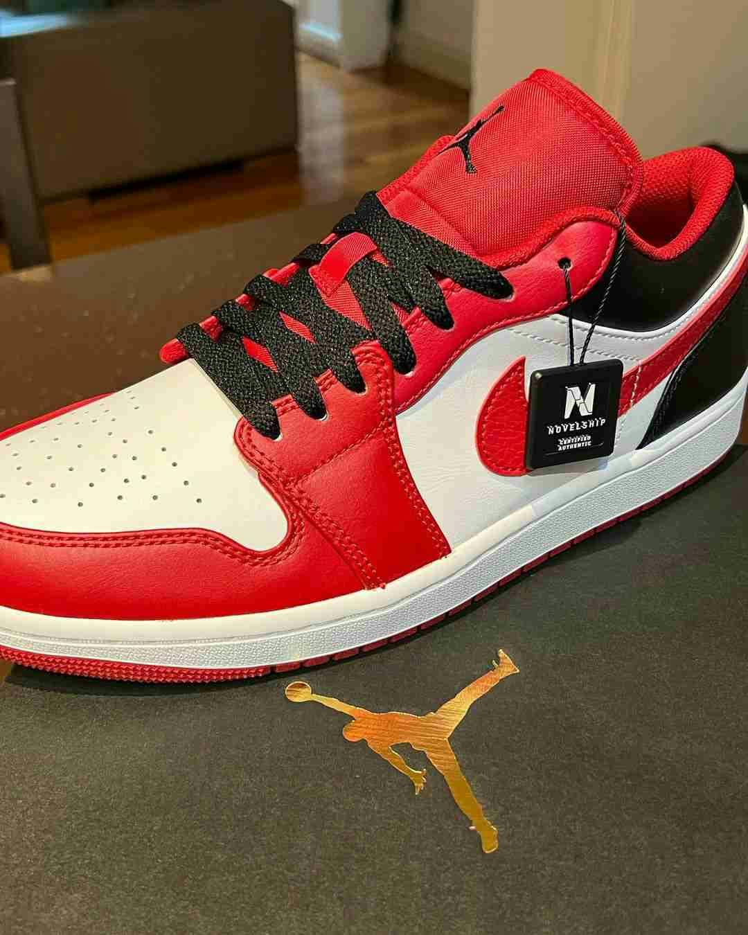 (Women) Air Jordan 1 Low 'White Gym Red' DC0774-160 (Women) Air Jordan 1 Low 'White Gym Red' DC0774-160