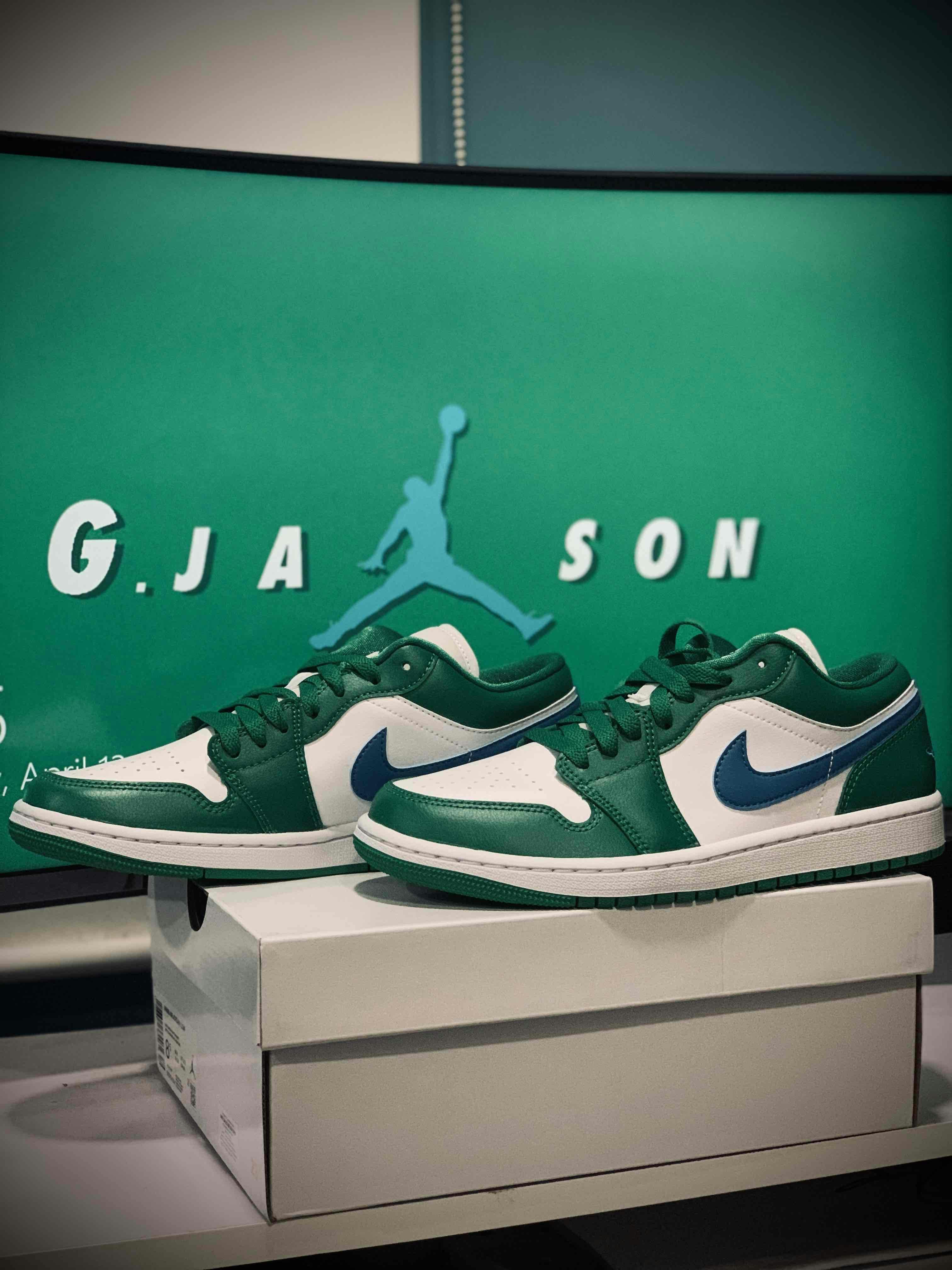 (Women) Air Jordan1 Low 'Lucky Green' DC0774-304