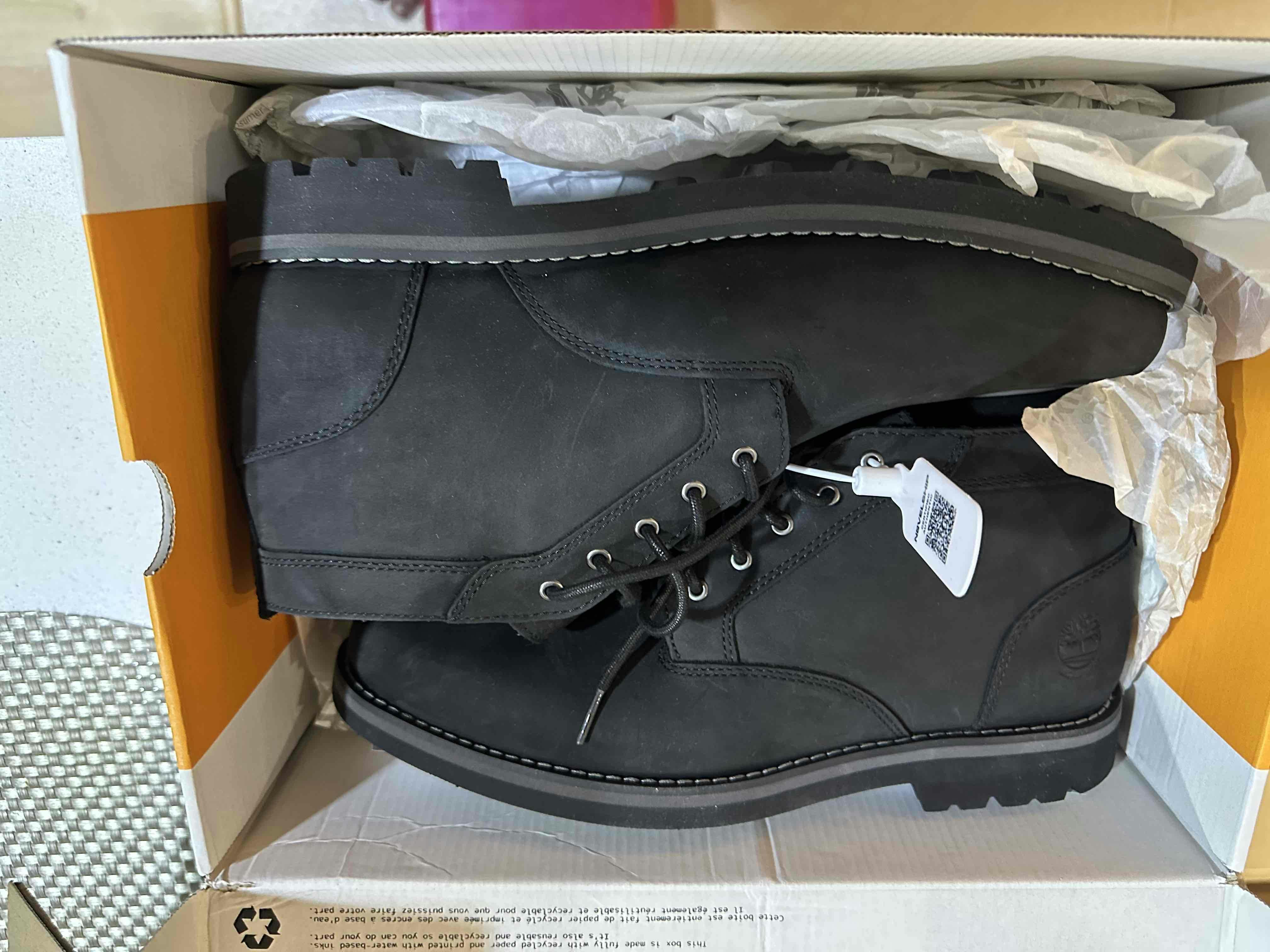 Timberland Crestfield Waterproof Chukka Boots 'Black Full Grain' A43DC015