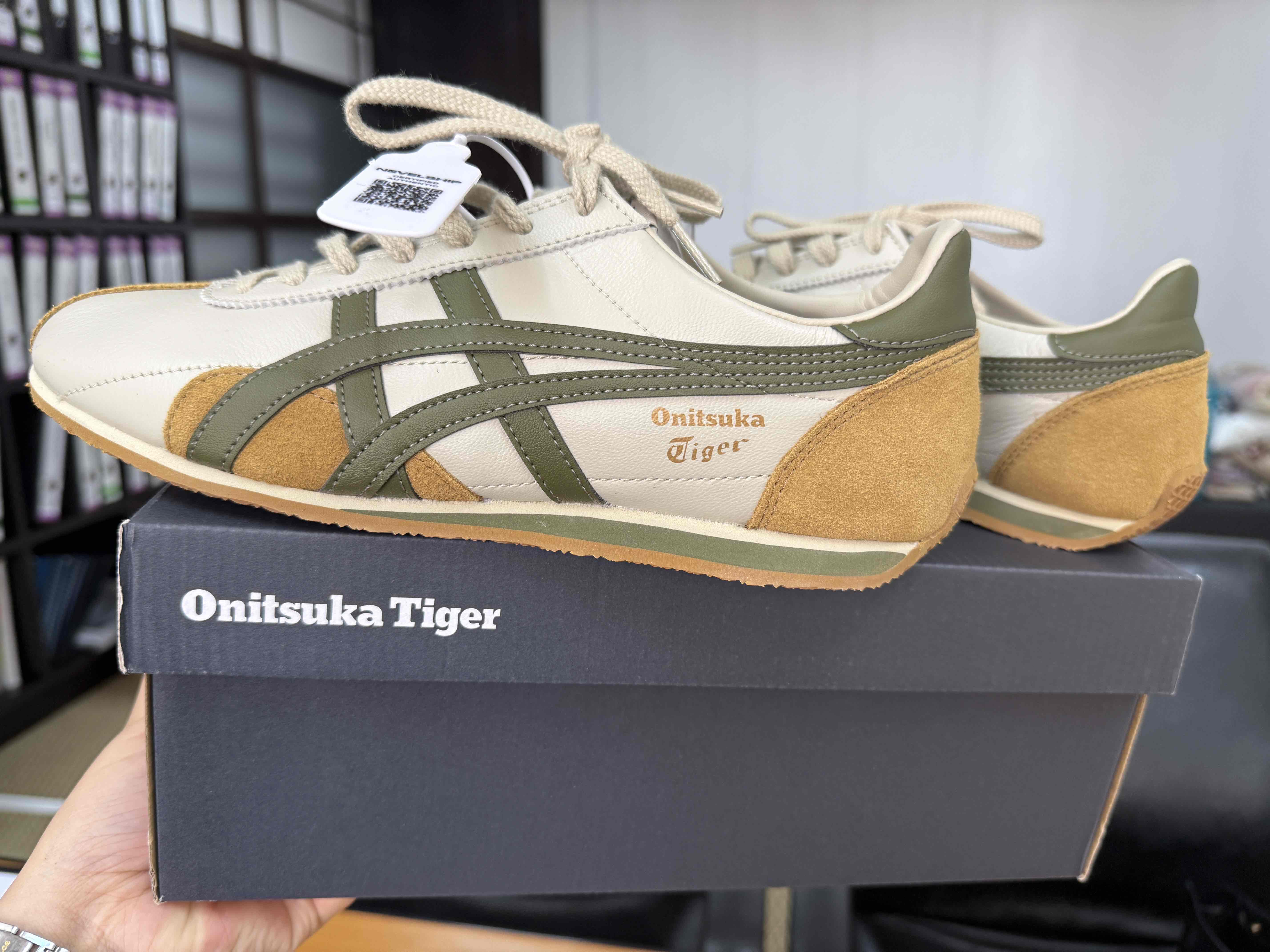 Buy Onitsuka Tiger Runspark 'Beige Olive Green Mustard Yellow
