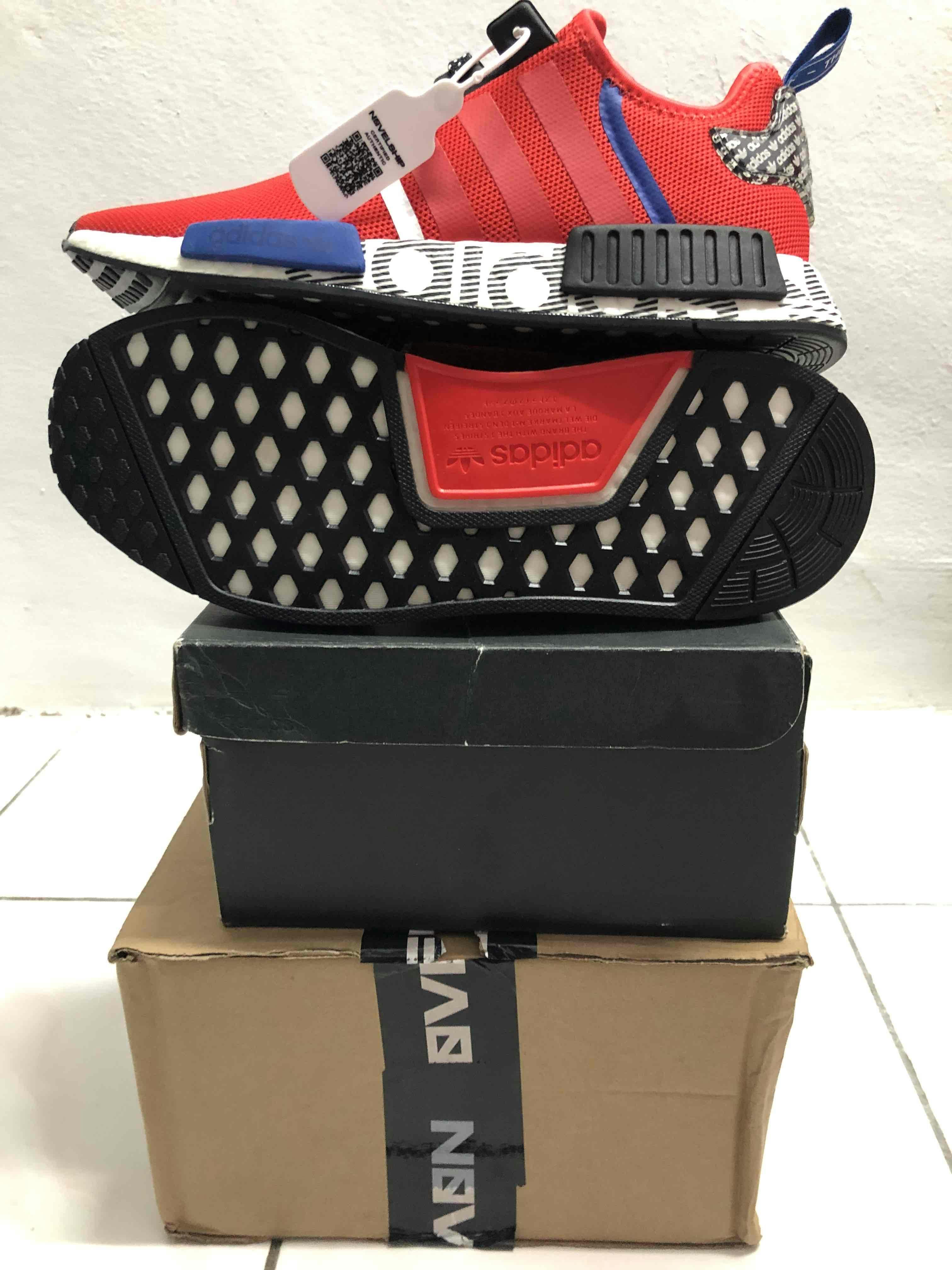 adidas NMD_R1 'Active Red Black' FV5214