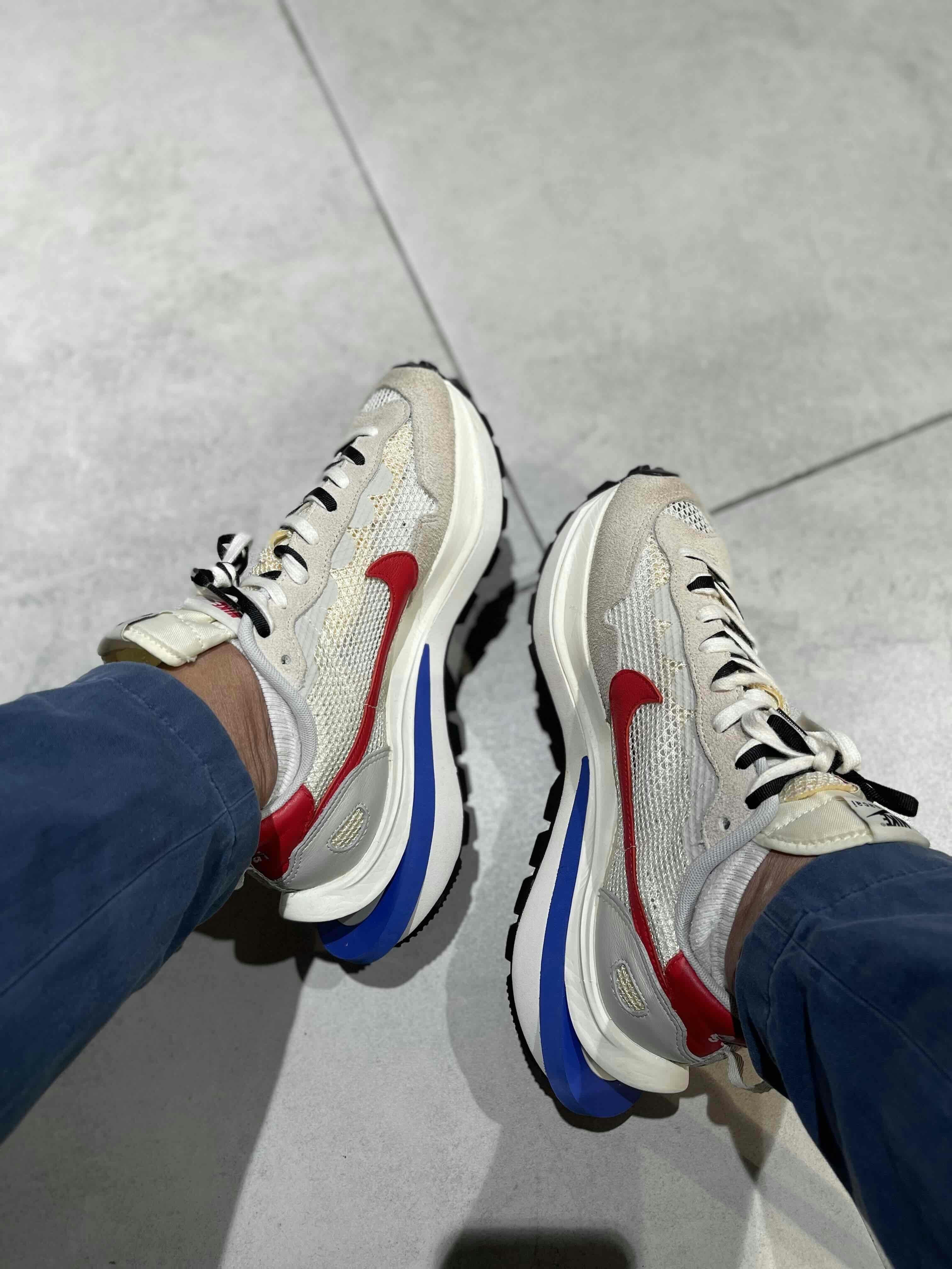 sacai x Nike VaporWaffle 'Sail' [also worn by G.E.M.] CV1363-100