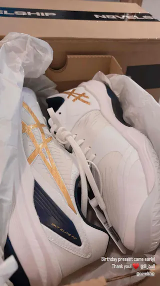 ASICS Sky Elite FF 3 'White Pure Gold' 1051A080-101