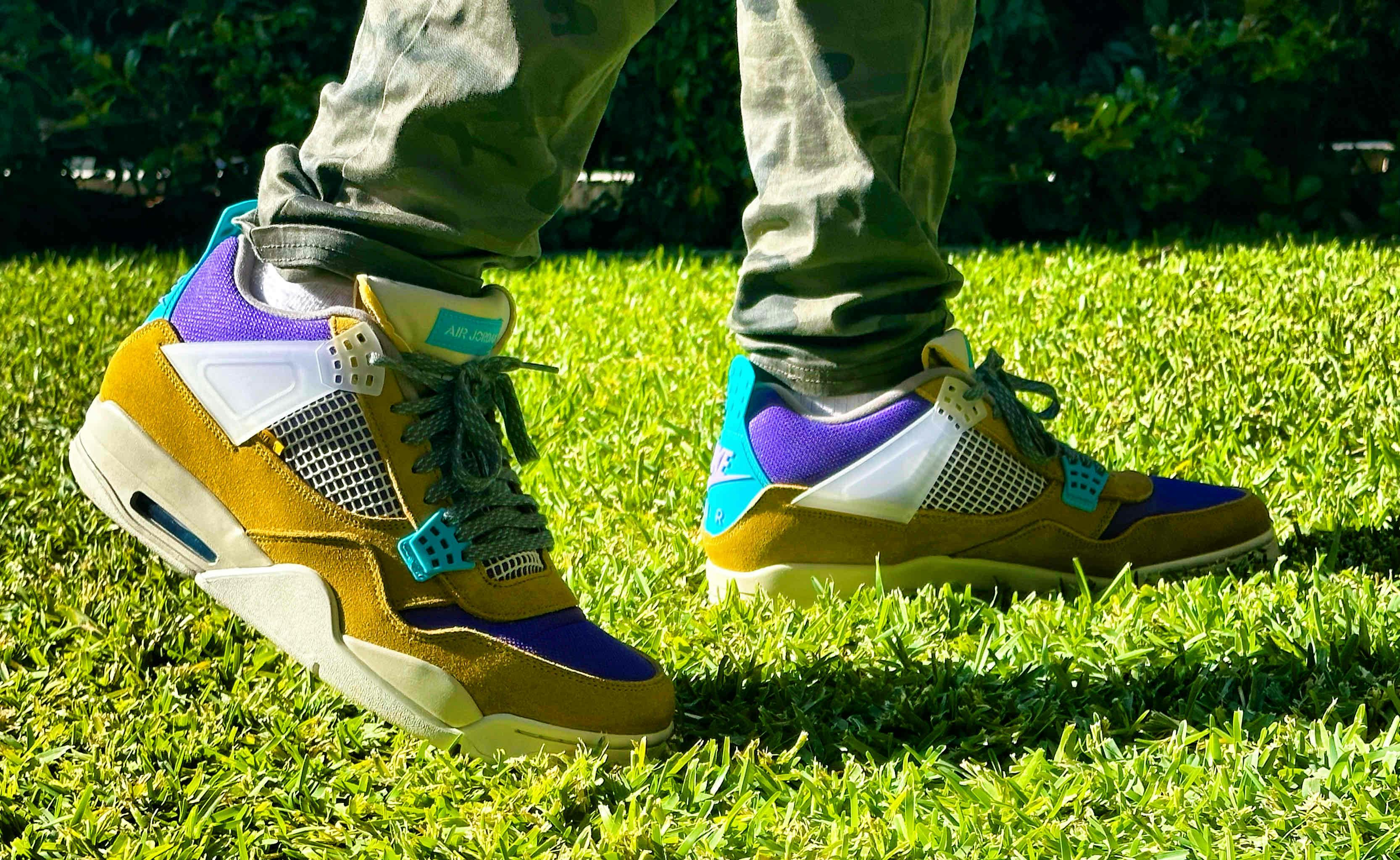 Union LA x Air Jordan 4 Retro 'Desert Moss' DJ5718-300