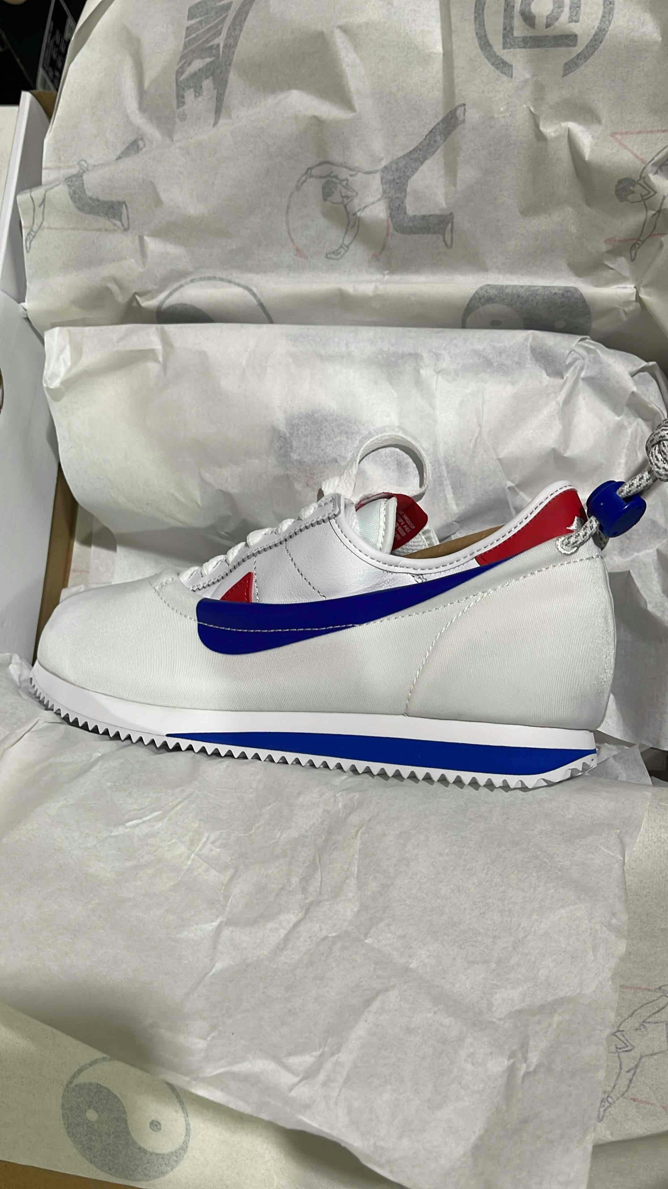 CLOT x Nike Cortez 'White Red Blue' DZ3239-100