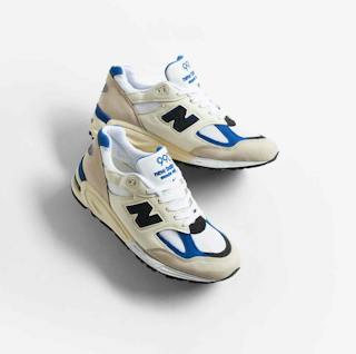 New Balance 990 v2 Made in USA 'White Blue' M990WB2