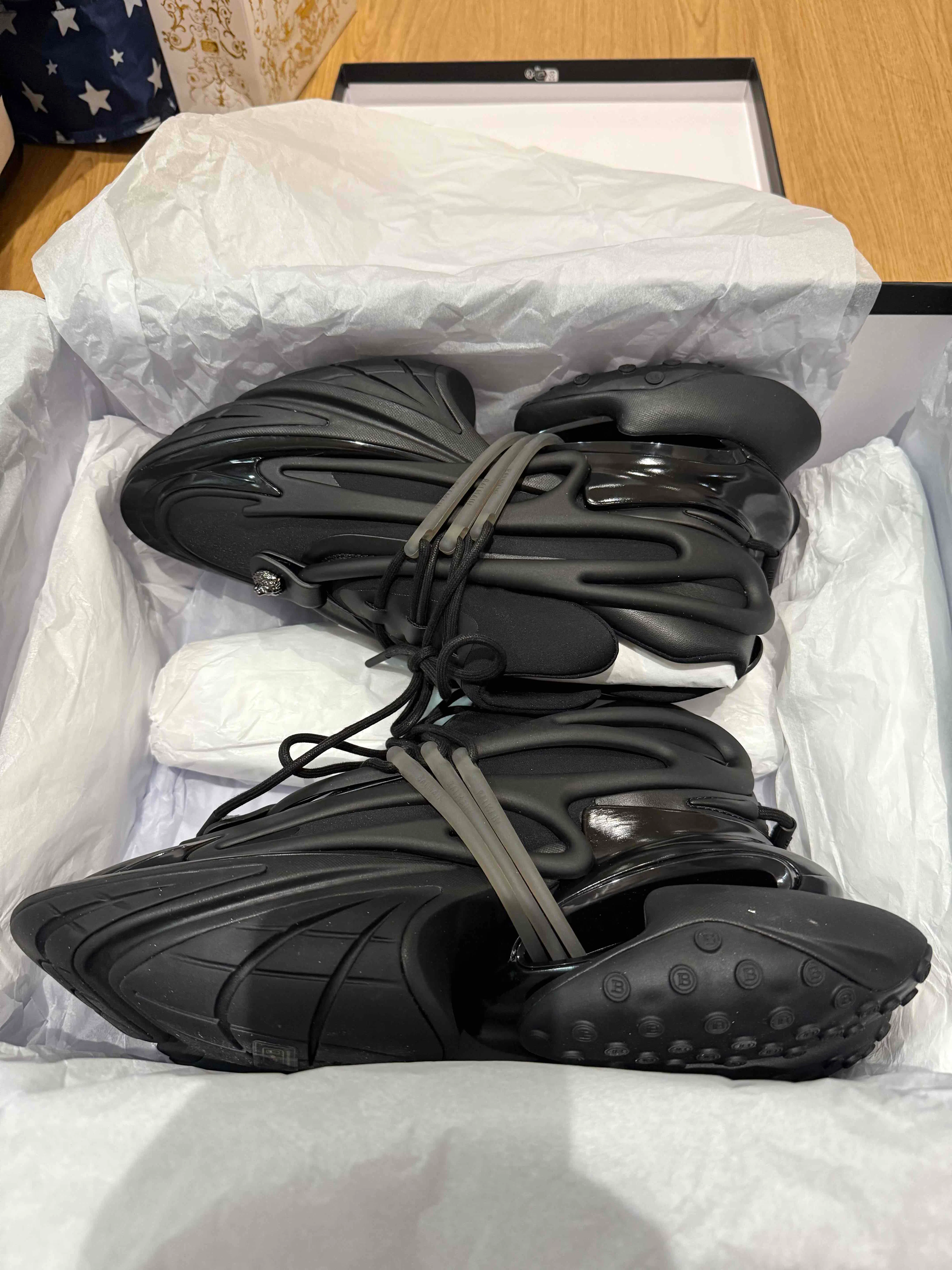 Balmain Unicorn Low 'Black' YM1VJ309KNSC-0PA