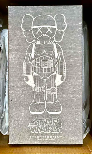 KAWS Star Wars Storm Trooper Companion Vinyl Figure White KAWS Star Wars Storm Trooper Companion Vinyl Figure White