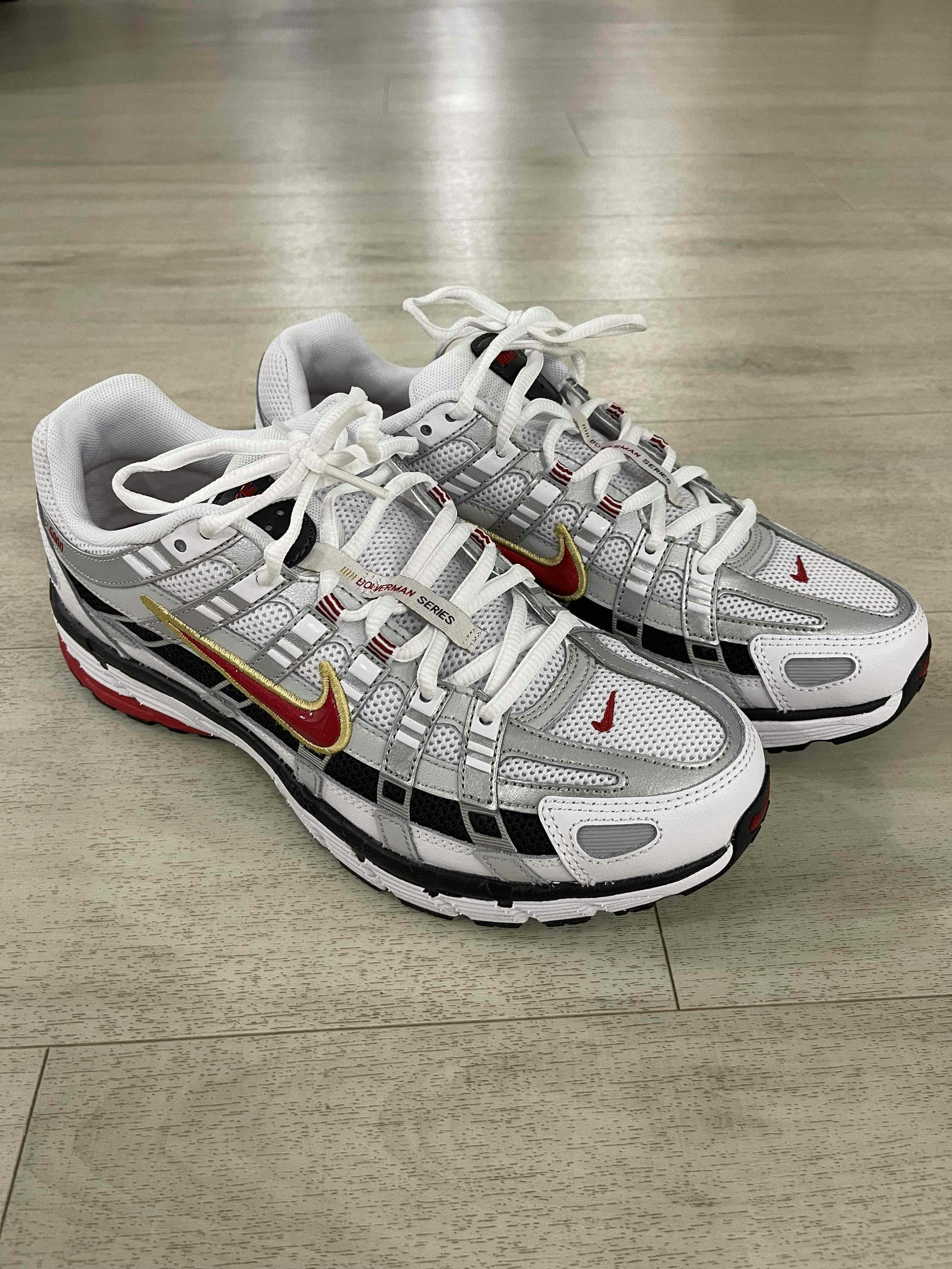 Nike P-6000 'Platinum Varsity Red' CD6404-102