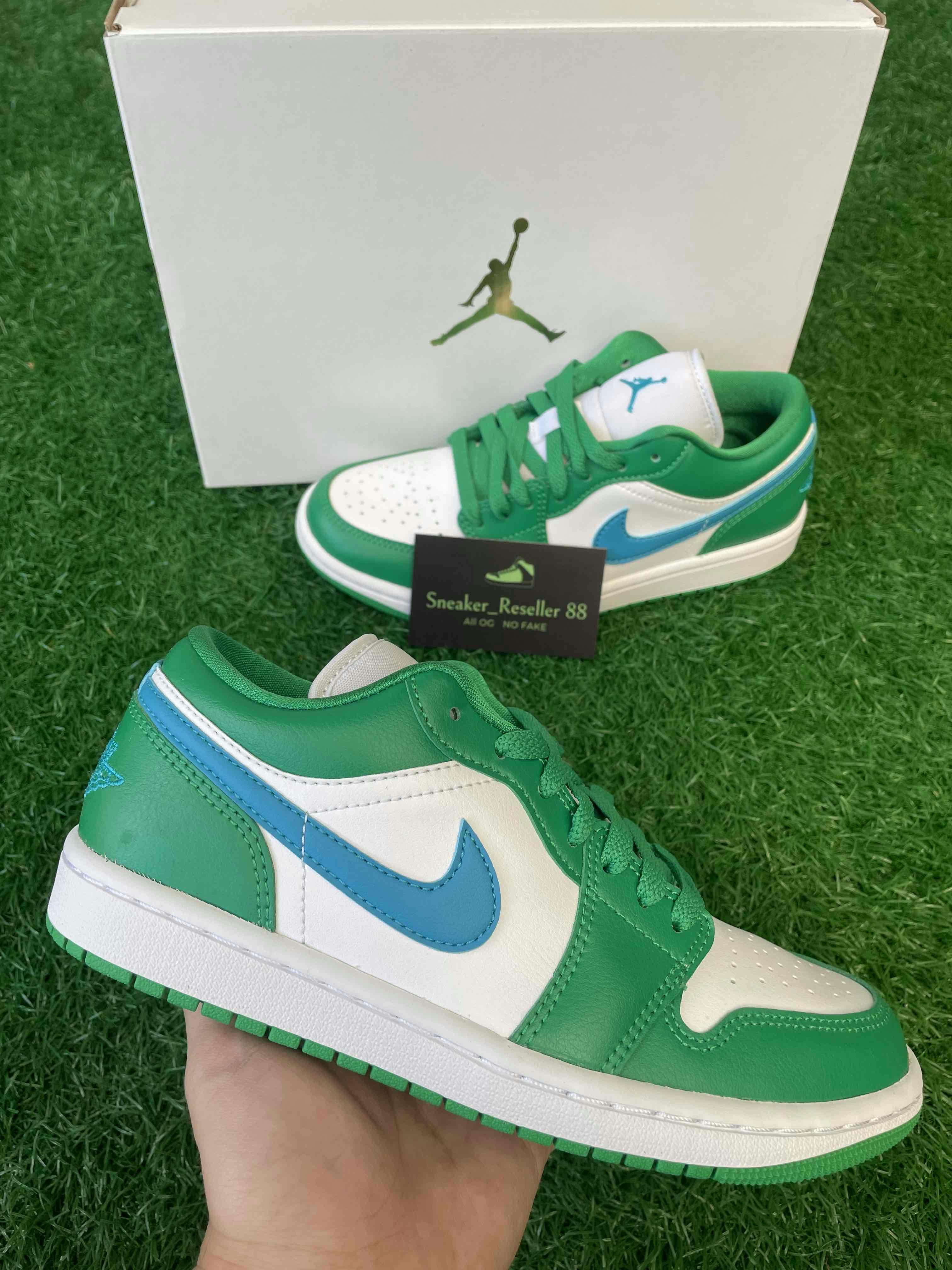 (Women) Air Jordan1 Low 'Lucky Green' DC0774-304